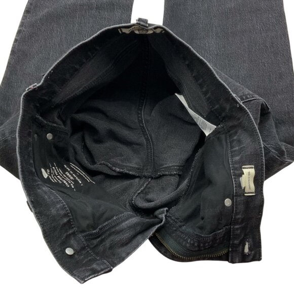Madewell The 90s Straight Jeans 25 Belmere Wash Charcoal High Rise Zip Fly Retro - Picture 7 of 13